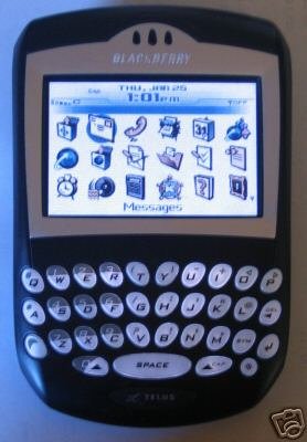 Used Verizon Blackberry 7250 PDA cell phone