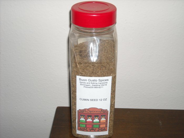 cumin seed whole 12 oz jar $11.99--spices seasonings & herbs