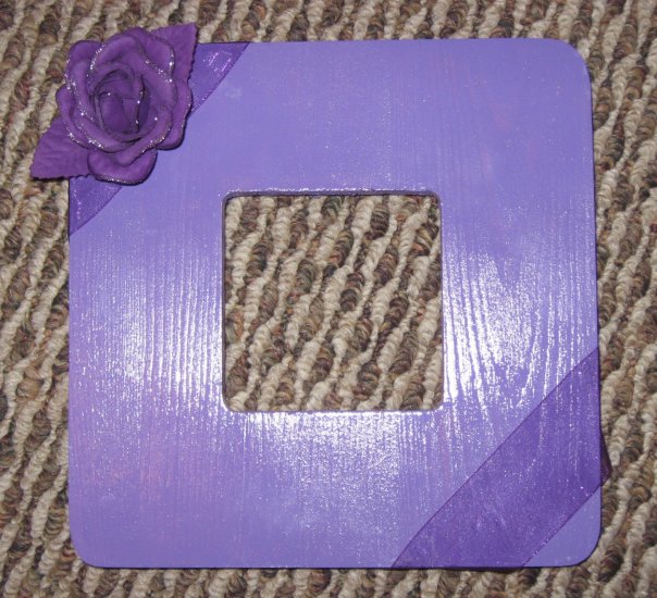 Purple Flower Frame