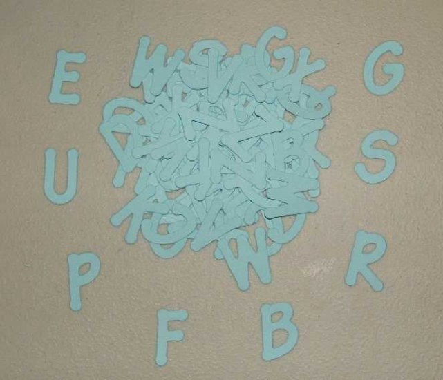 Scrapbooking Sizzix Lollipop Alphabet - Pastel Blue