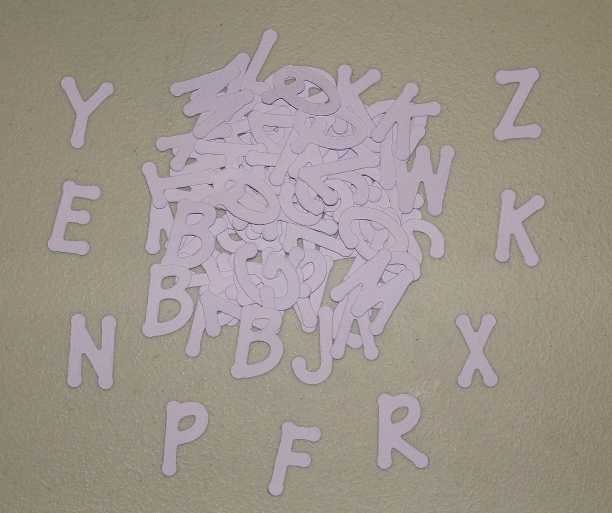 Scrapbooking Sizzix Lollipop Alphabet - Lavender