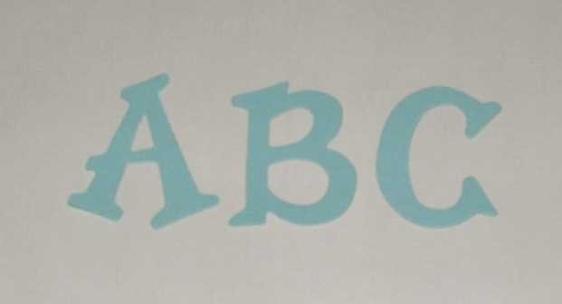 Scrapbookin Sizzix Fun Serif Alphabet - Pastel Blue