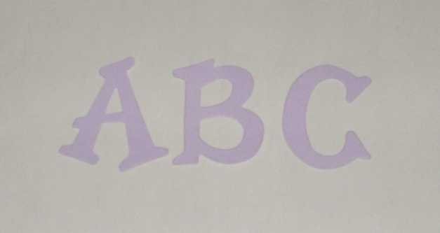 Scrapbooking Sizzix Fun Serif Alphabet - Lavender