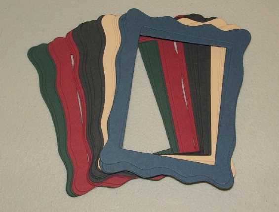 Scrapbooking Sizzix Jelly Frames - Heritage Colors