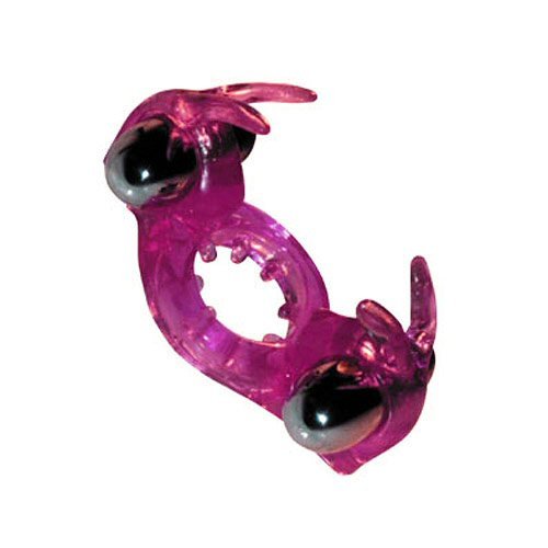 8 Ear Twin Rabbit Vibrating Ring