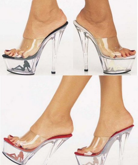 Women's Platform Heels with Trucker Girl Accent