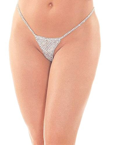 Crystal Chain Thong