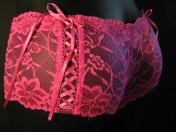 Corset Panties with Lace Up Sides