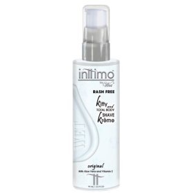 INTIMO RASH FREE KITTY AND TOTAL BODY SHAVE CREAM WITH ALOE VERA by Wet 3 Oz.