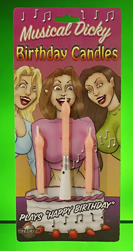 MUSICAL DICKY BIRTHDAY CANDLES
