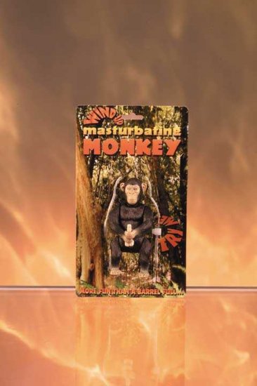MASTURBATING MONKEY- Wind Up Adult Toy
