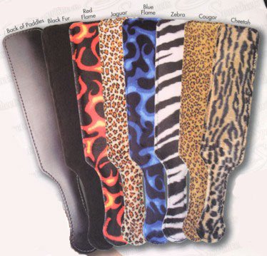 .Black Fur Line Paddle
