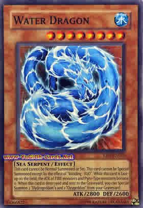 Super Rare Single Card Water Dragon EEN-EN015
