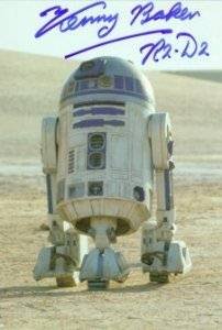 Signed R2-D2 Postcard