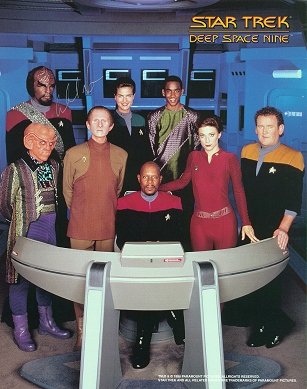 Autographed DEEP SPACE NINE photo #2