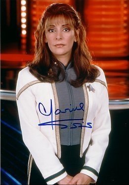 Autographed STAR TREK Photo MARINA SIRTIS