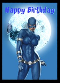 Autographed TALES OF MIDNIGHT Greeting Card