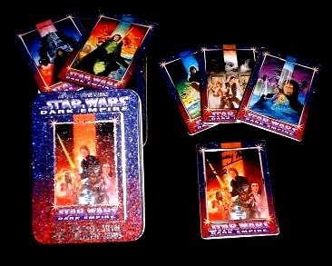 Autographed STAR WARS Metal Trading Card Set