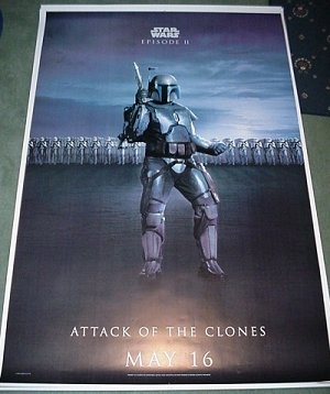 STAR WARS Bus Shelter Poster JANGO FETT