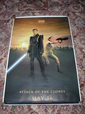 STAR WARS Bus Shelter Poster ANAKIN and PADME