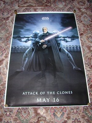 STAR WARS Bus Shelter Poster COUNT DOOKU