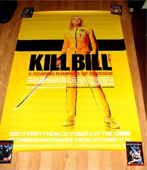 KILL BILL Bus Shelter Poster