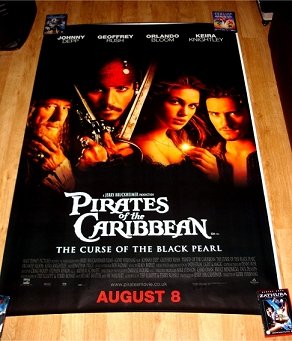 PIRATES OF THE CARIBBEAN Bus Shelter Poster