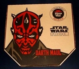 MINT CONDITION Star Wars Pizza Hut DARTH MAUL pizza box