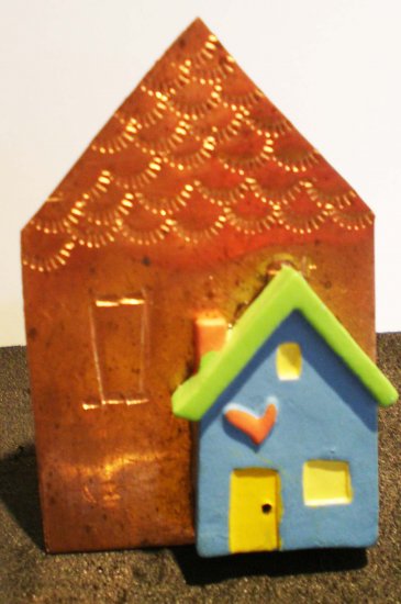 "Home" Brooch