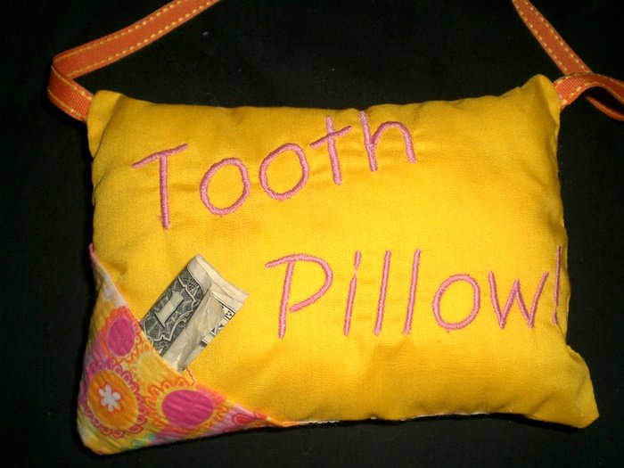Tooth Pillow Machine Emboidery Design