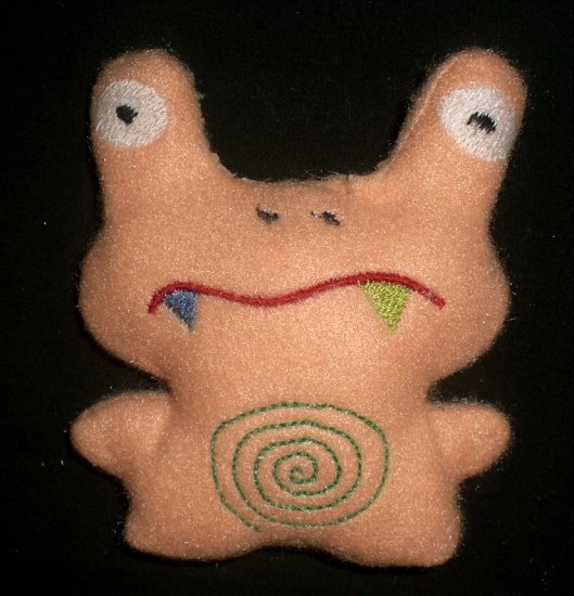 Baby Larry The Monster Machine Embroidery Design