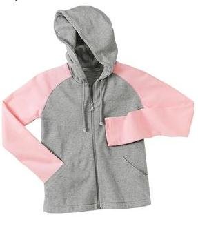Ladies Stretch Blend Full Zip Hooded Jacket.