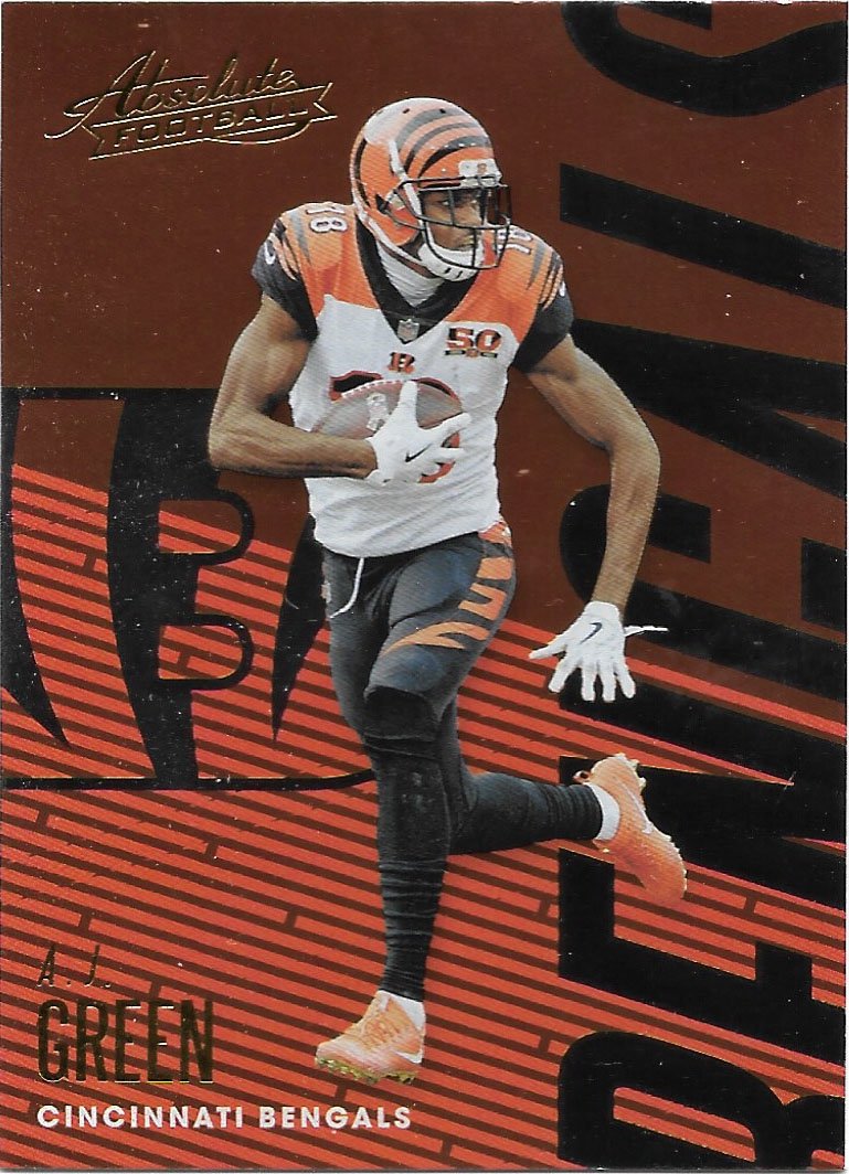 A J Green Panini Absolute Cincinnati Bengals Football Card