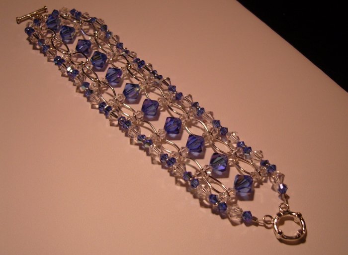Glamour Girl Cuff - Sapphire