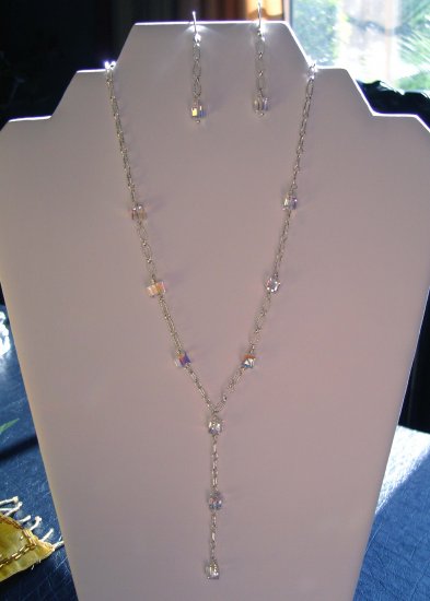 Crystal Y Necklace