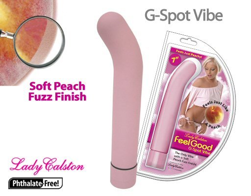 G-Spot Vibrator with Peach Fuzz Finish