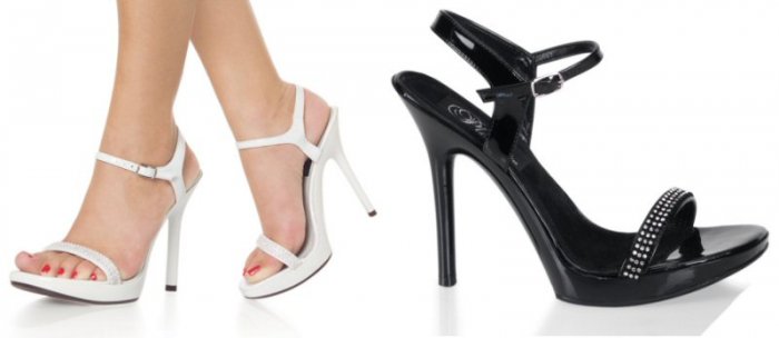 Women's Ankle Strap Sandals with Rhinestone Accents