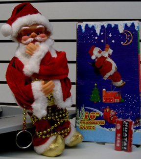 Climbing Santa