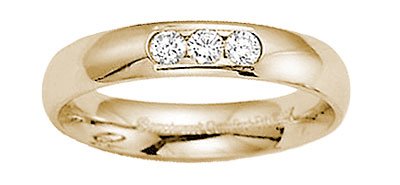 Benchmark - 6mm Tri Diamond Comfort Band Reg $1034