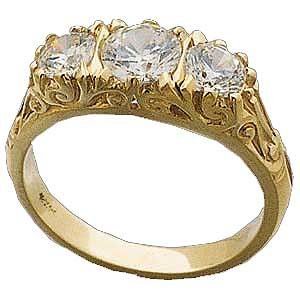 14 K Gold Engagement ring 3/4 Carat Lab Created Diamonds Reg. $368