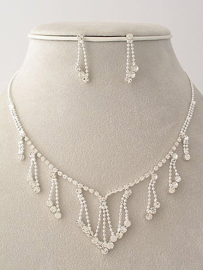 Evening - Bridal and Prom Wear Necklace/Earring Set Reg $36.99