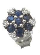 Sapphire and Diamond Earrings Reg $299