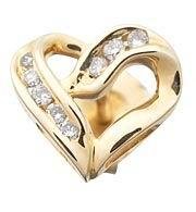 Diamond Heart Earrings Reg $552