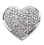 Diamond Heart Pave Earrings Reg $516