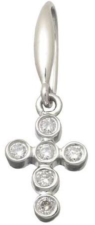 Diamond Cross Earrings $305