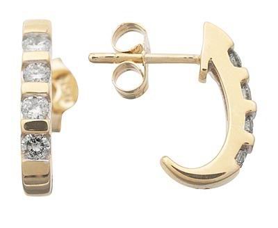 Diamond Earrings .38 TCW Reg $527