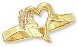 Black Hills Gold Ring - Heart Reg $159