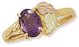 Black Hills Gold with Genuine Gemstone Choice Reg $219