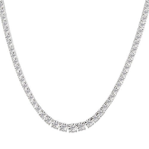 1 Carat Diamond White Gold Necklace Reg $999