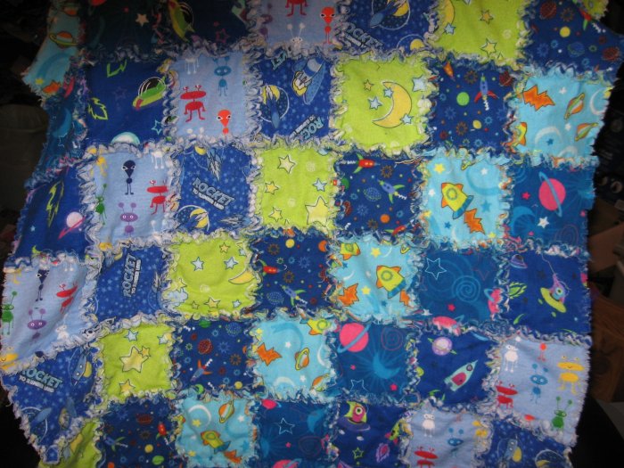 Space Rag Quilt